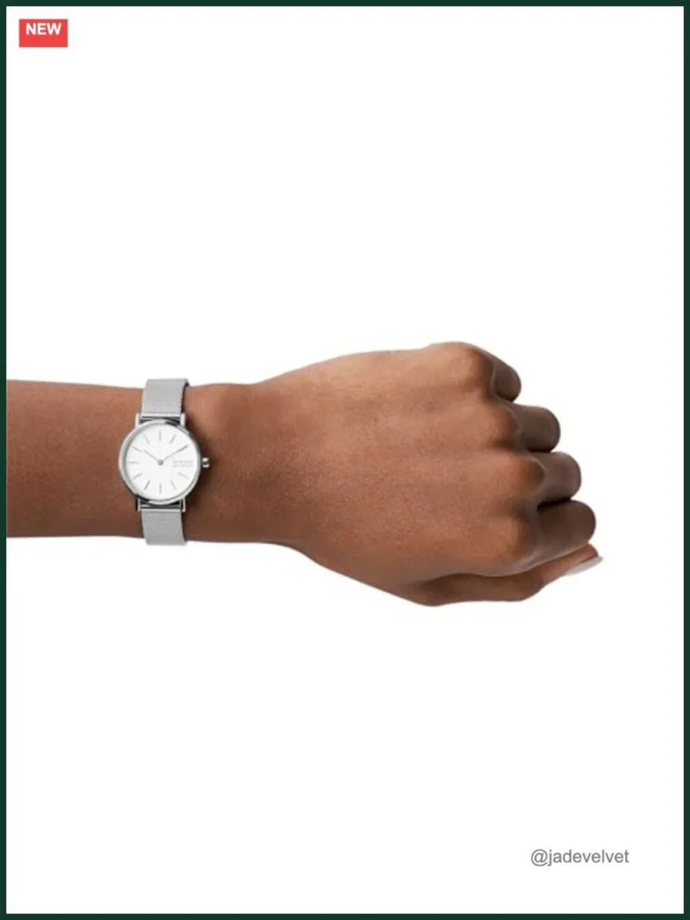 Minimalist Stainless Steel Mesh Watch Slim 30mm Quartz